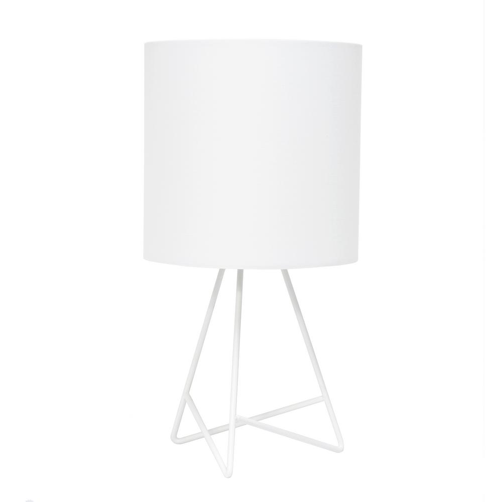 plain white lamp