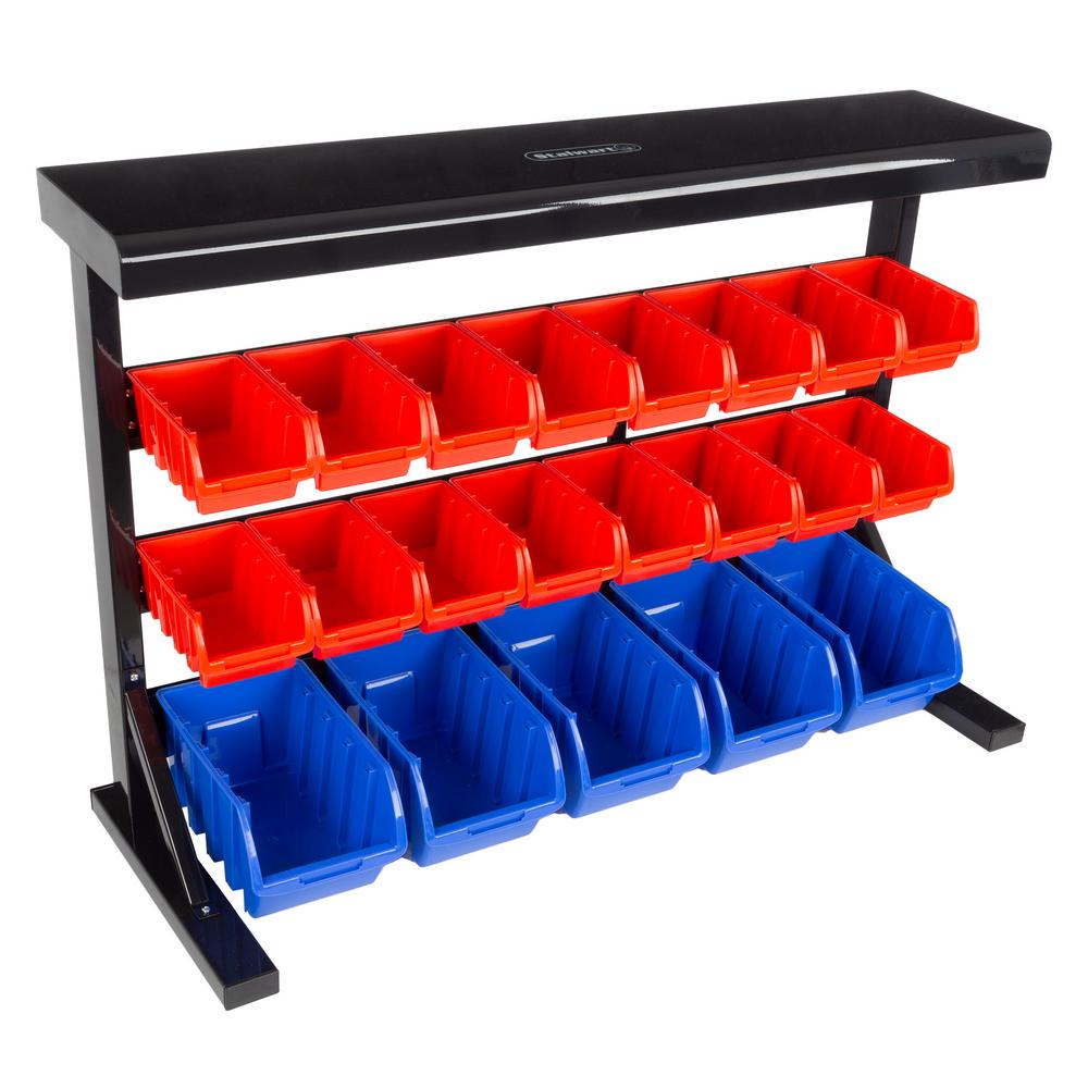 Stalwart Small Parts Organizer RackHW2200025 The Home Depot
