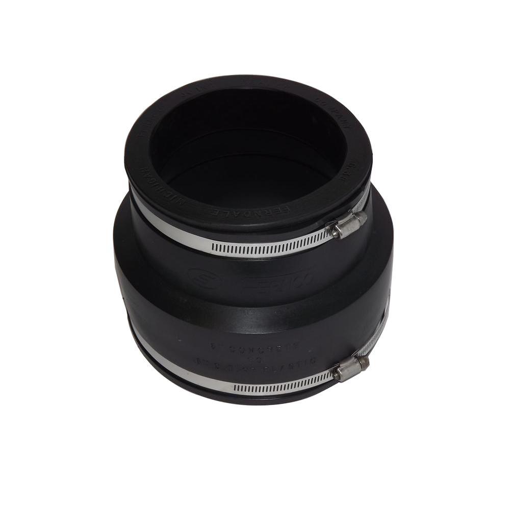 6 in. x 4 in. PVC Concrete to Concrete Flexible Coupling100464 The