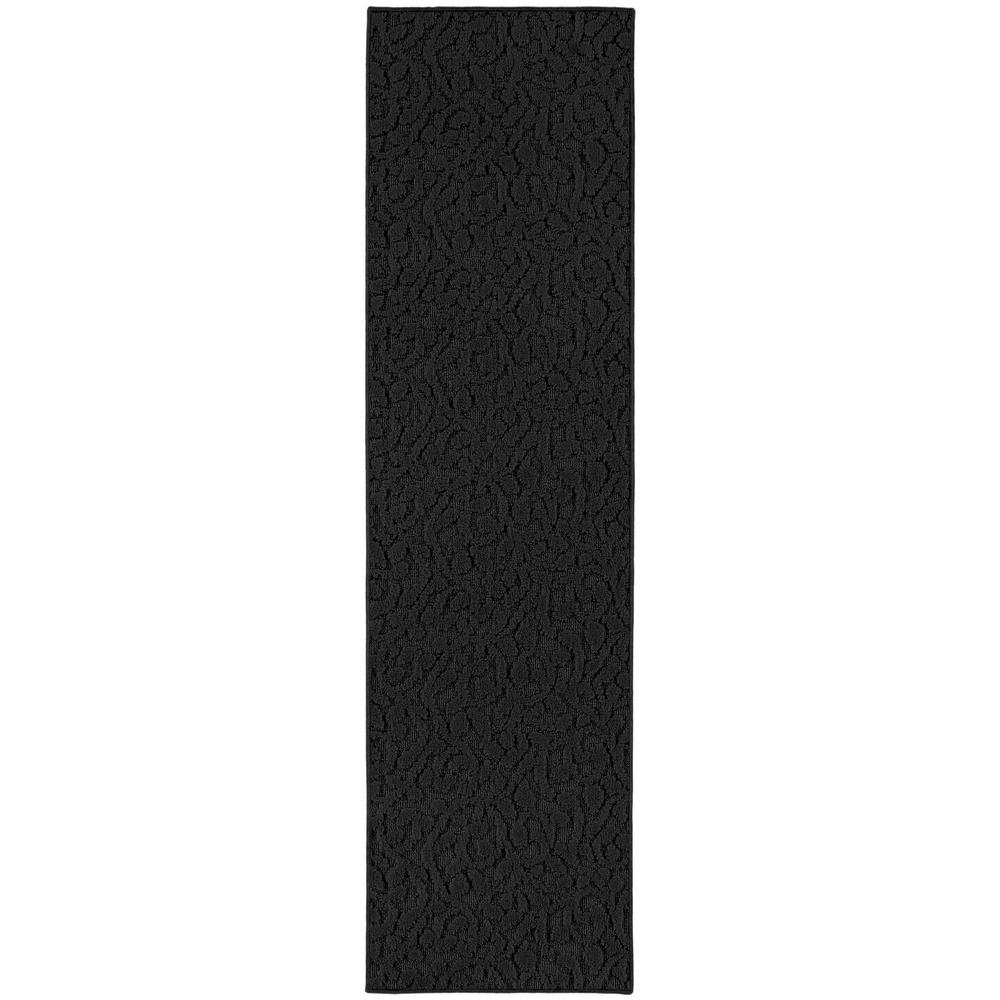 Garland Rug Ivy 3 Ft. x 12 Ft. Area Rug Runner BlackCL010N03614415 The Home Depot
