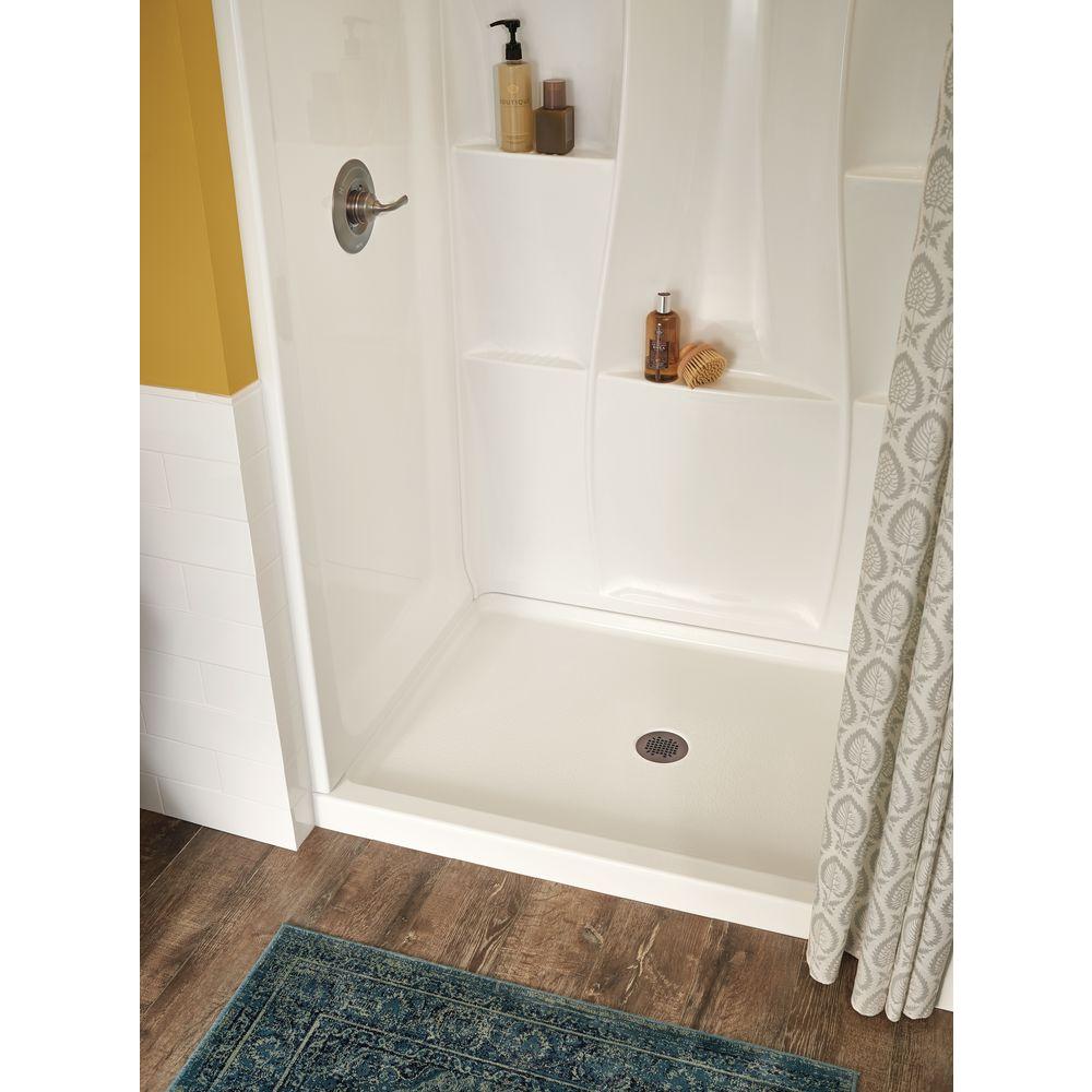 Delta Classic 400 34 In X 48 74 3 Piece Direct To Stud Alcove Surround White