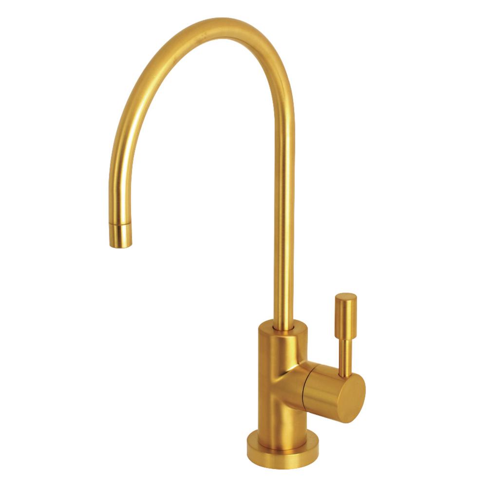 Kingston Brass Replacement Drinking Water Single-Handle Beverage Faucet in Brushed Brass for Filtration Systems