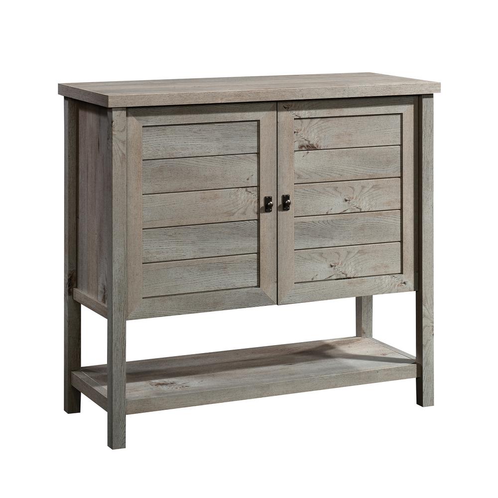 Sauder Cottage Road Mystic Oak Accent Storage Cabinet 422483 The Home Depot