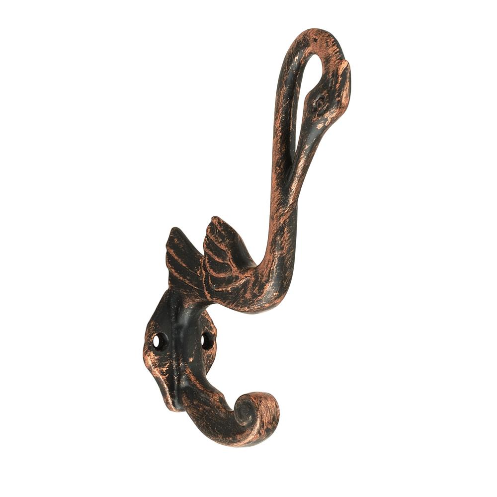 Mascot Hardware Swan 5 in. Copper Finish Hat and Coat HookHK027COP