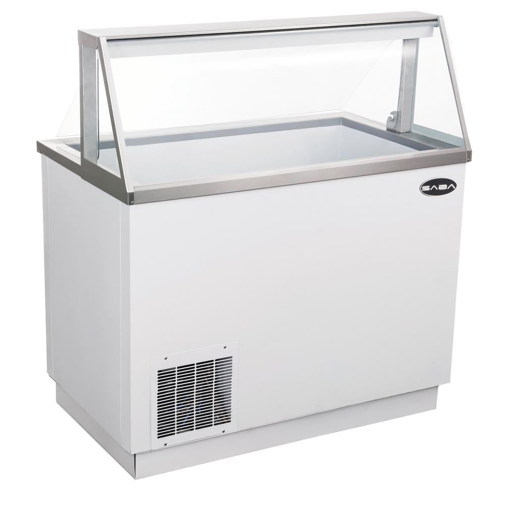 Saba 46 Cu Ft Commercial Chest Freezer Ice Cream Dipping Cabinet