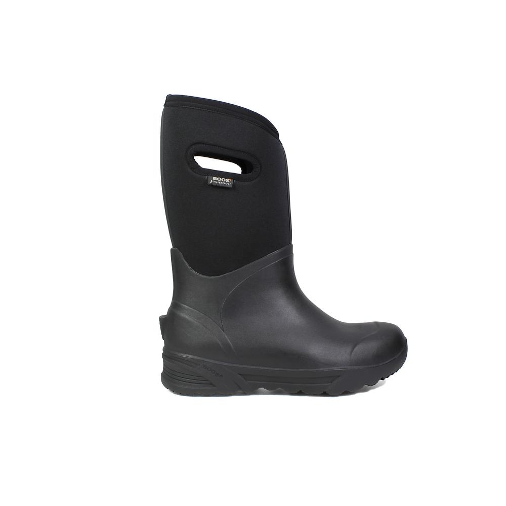 rubber black boots
