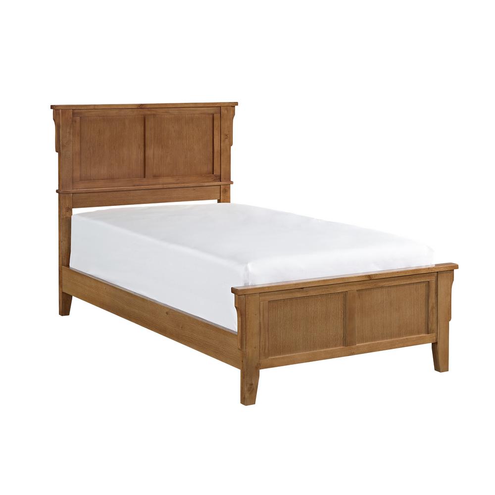 Home Styles Arts Crafts Oak Twin Bed 5180 410 The Depot Home Styles Arts Crafts Oak Twin Bed