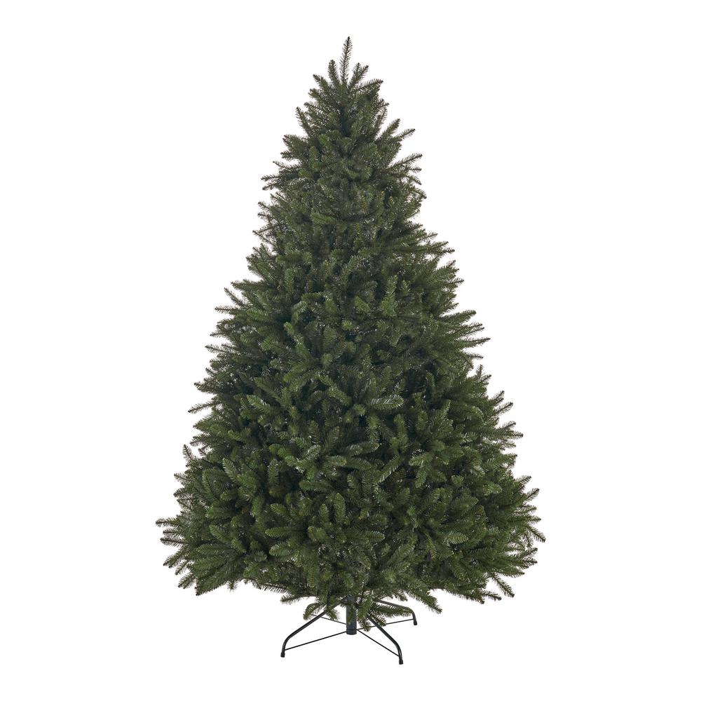 unlit artificial christmas tree