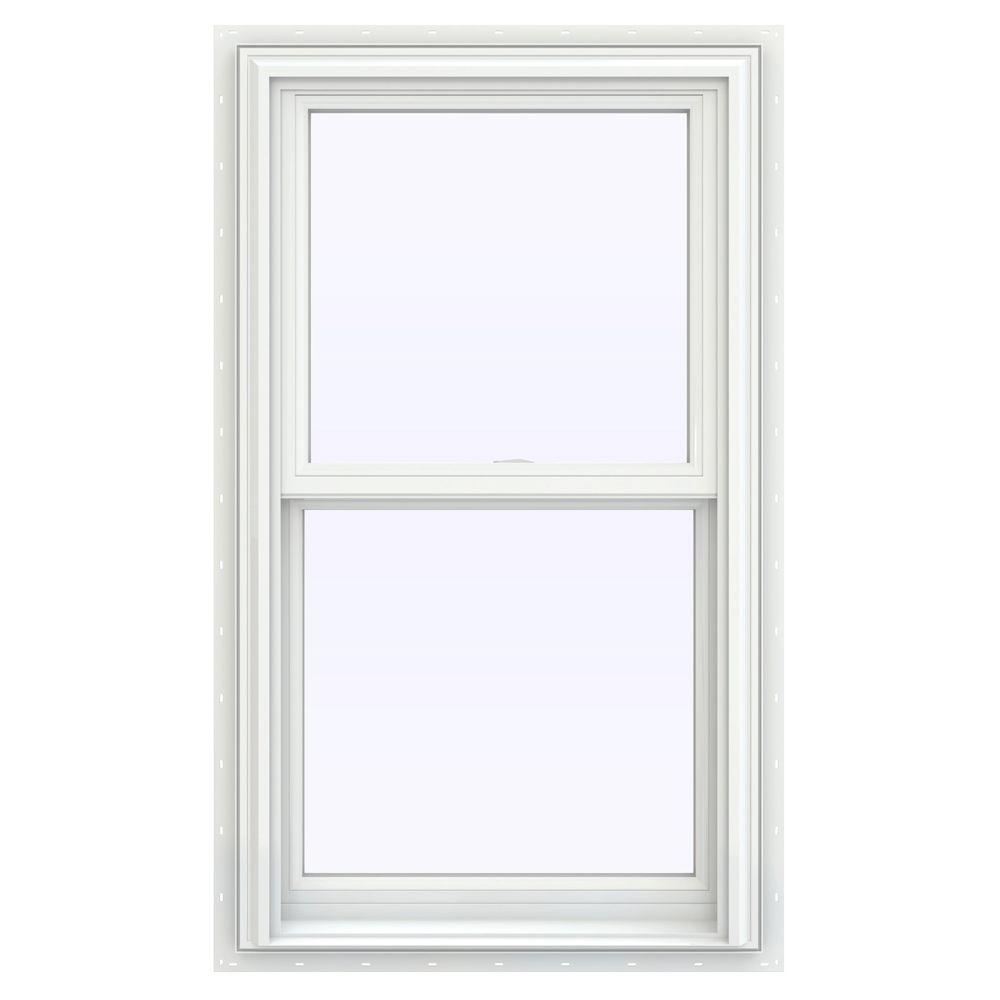 Jeld Wen 235 In X 475 In V 2500 Series Double Hung Vinyl Window White Thdjw144400970 The 7326