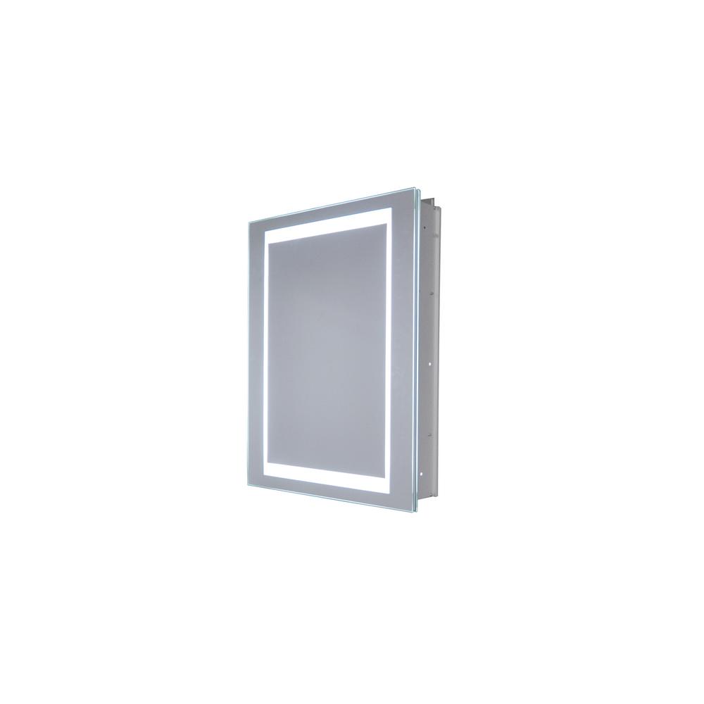 Innoci Usa Thalia 16 In X 20 In X 4 5 In Led Right Hinge Recessed Medicine Cabinet 69431620r The Home Depot