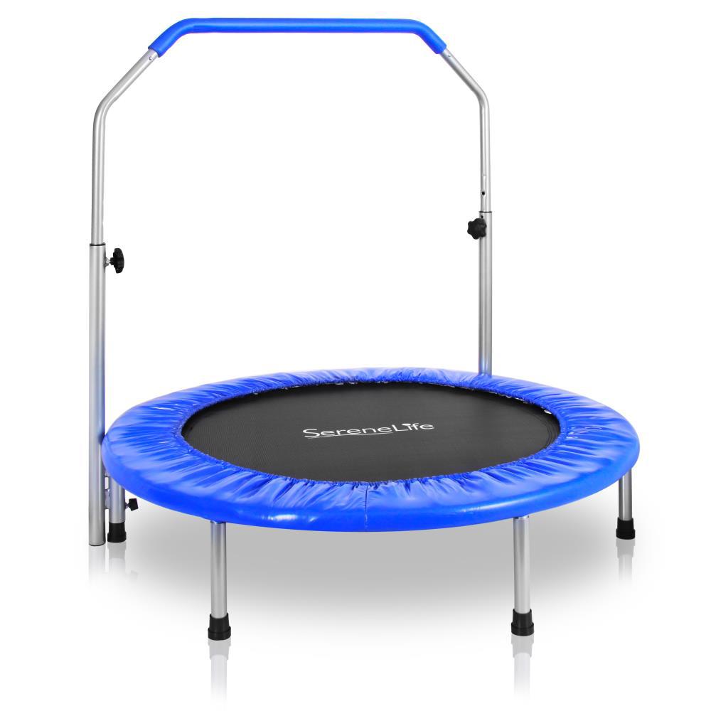 Serenelife Adult Size Sports Jumping Fitness Trampoline Slspt409 The Home Depot