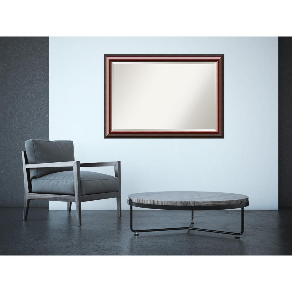 Mcs Devlan 38 25 In X 28 Framed Mirror Aged Copper 82026 Framed Mirror In Aged Copper 82026 The Home Depot
