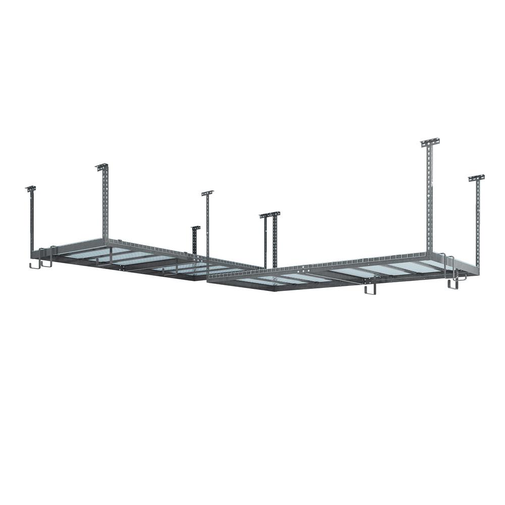 Suncast 27 In Steel Construction Ceiling Mount Storage In Black