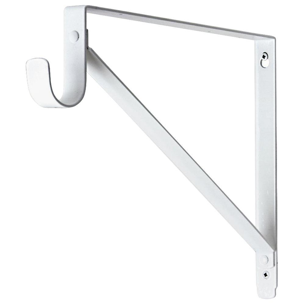 Lido Designs 1 5 16 In Powder Coated Steel White Finish Shelf And Lido Designs 1 5 16 In Powder Coated Steel White Finish Shelf And