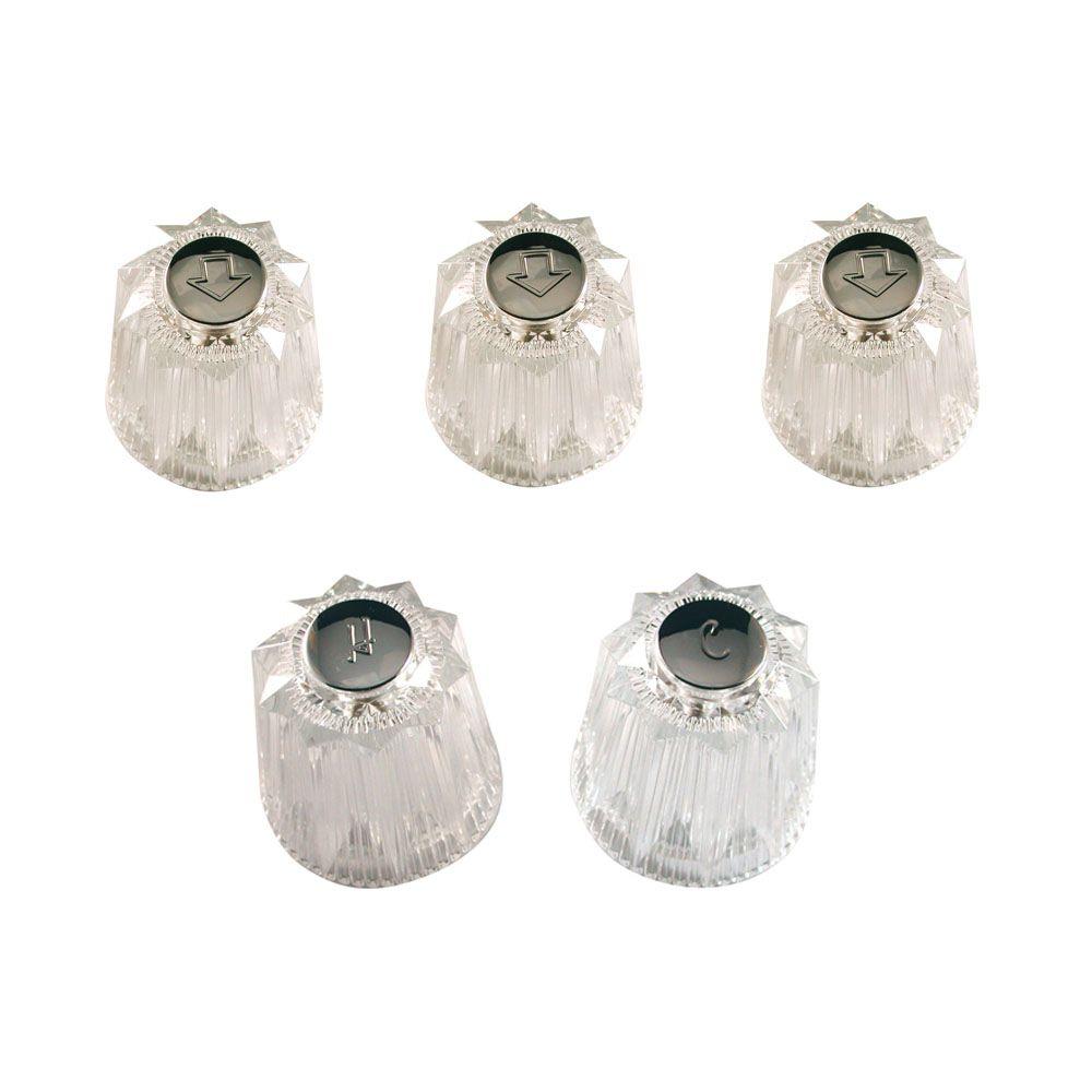 Danco 5 Piece Handle Kit In Clear For Price Pfister Windsor And