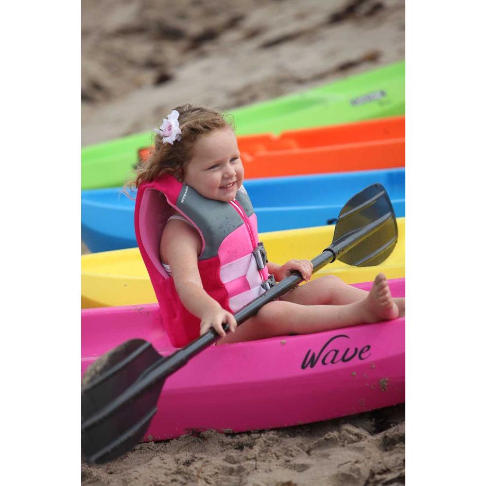 Youth Wave Kayak 6 ft With Paddles Kids Ages 5 And Up 130 Lbs Water Sports Pink eBay