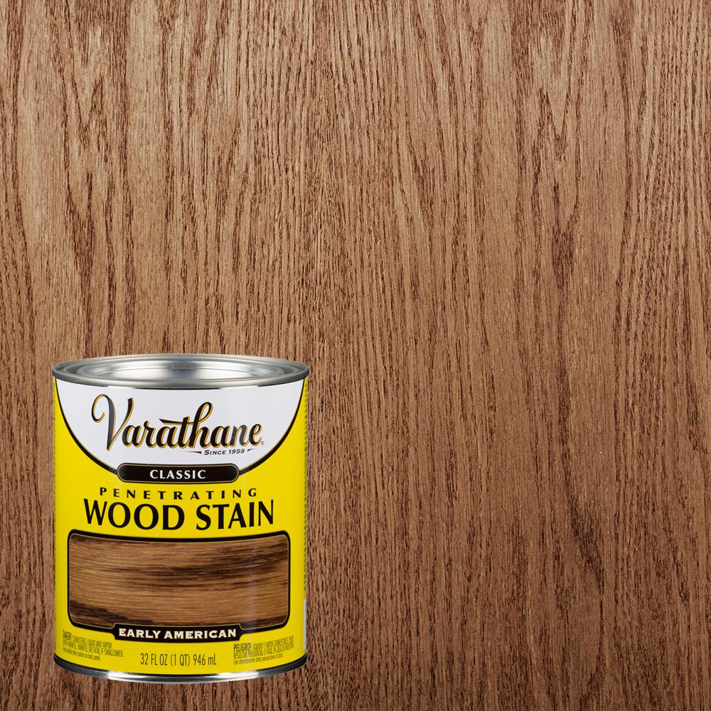 Varathane 1 Qt Early American Classic Wood Interior Stain 2 Pack   Early American Varathane Interior Wood Stains 339710 64 1000 