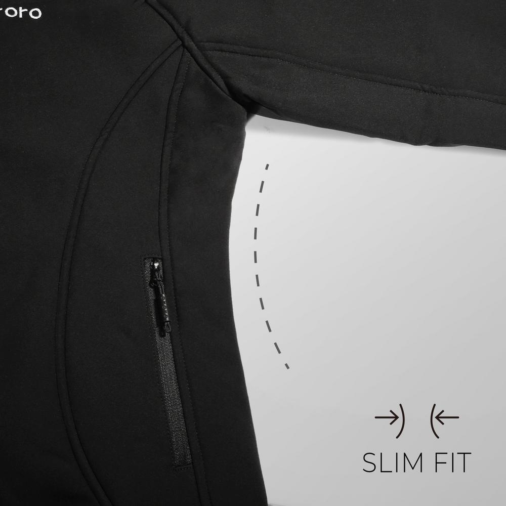 ororo women's slim fit heated jacket with battery pack and detachable hood