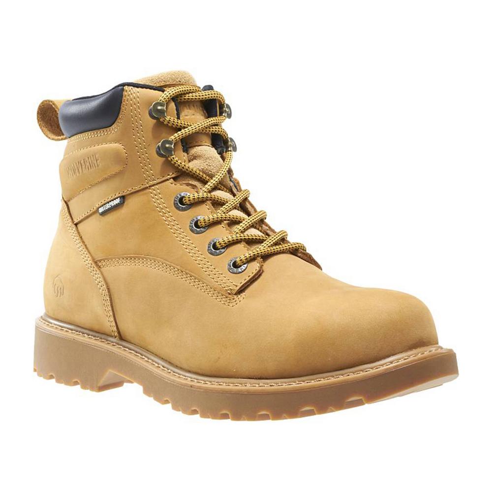 wolverine men's floorhand 6 inch waterproof soft toe work shoe