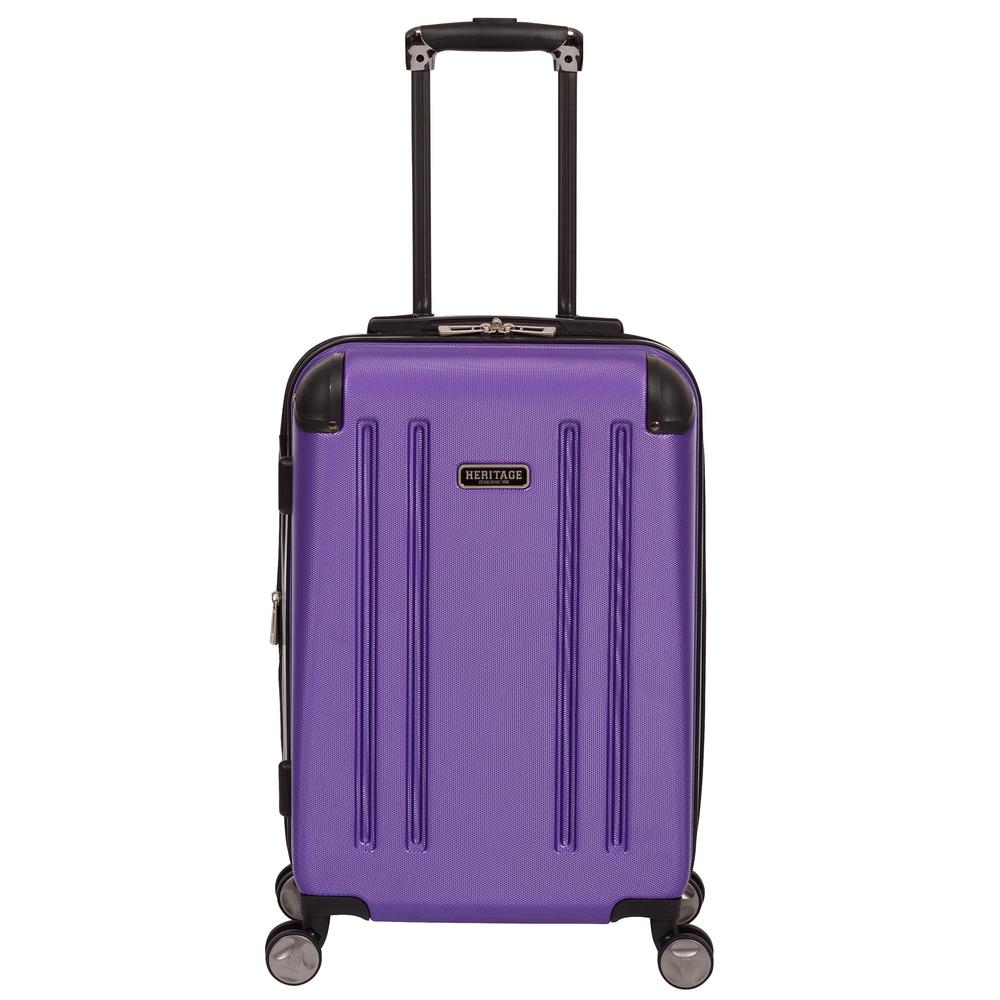 Heritage O’Hare Collection Lightweight Hardside ABS 8Wheel Expandable Upright 20 in. CarryOn