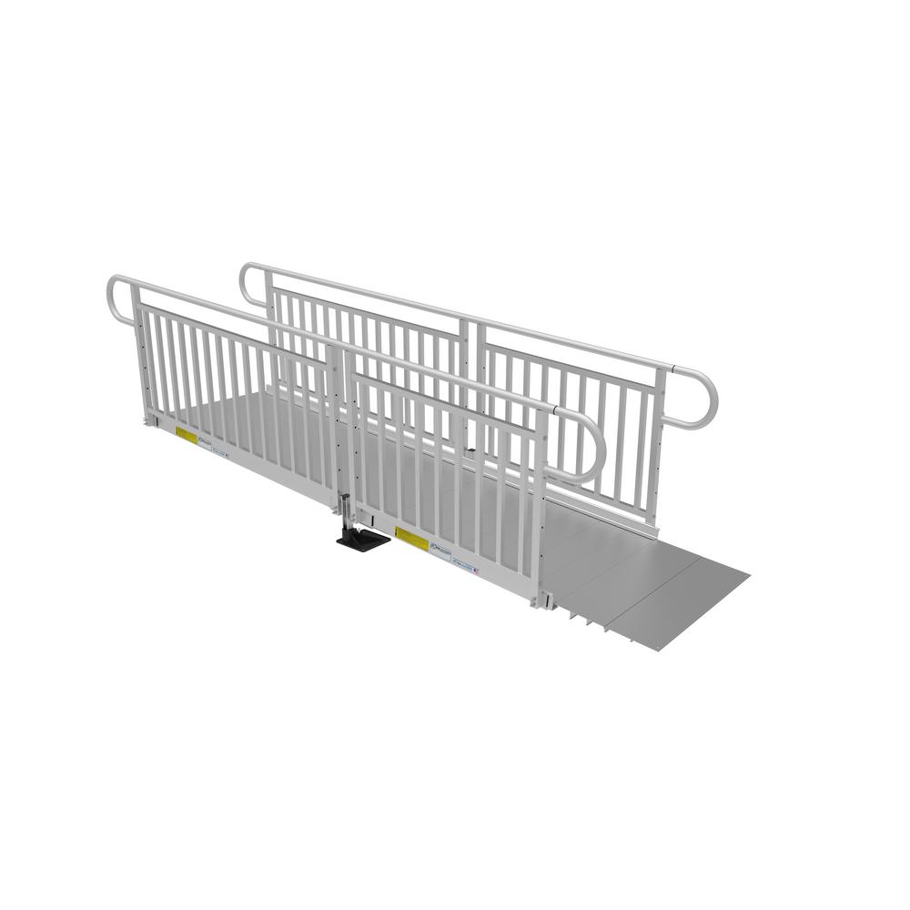 EZACCESS PATHWAY 3G 10 ft. Wheelchair Ramp Kit with Solid Surface