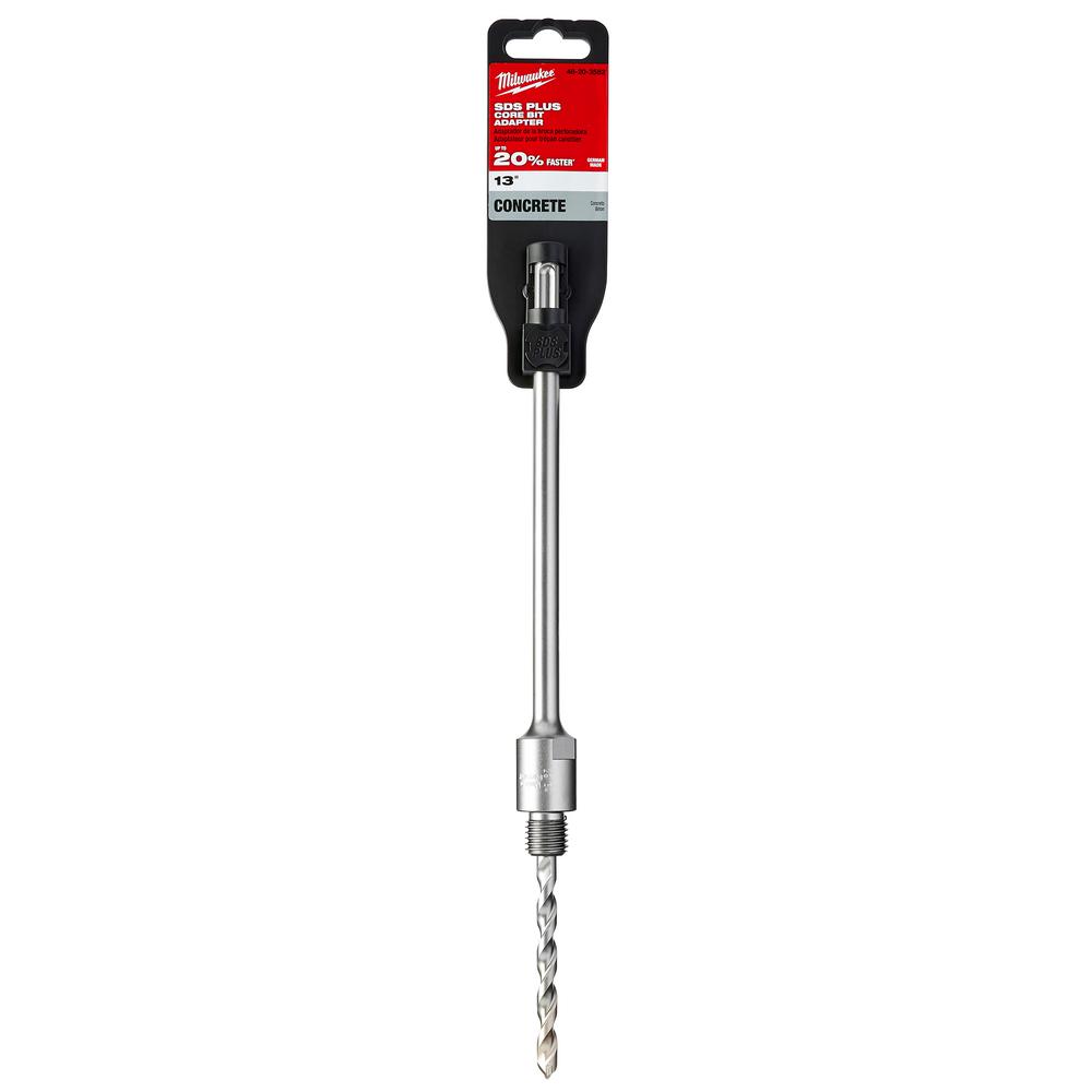 Milwaukee 13 in. Carbide SDSPlus Masonry Core Bit Adaptor48203582