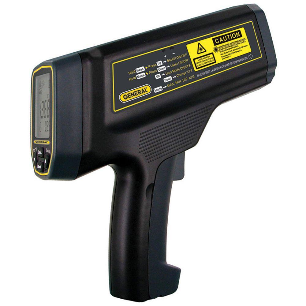 General Tools Laser Temperature NonContact Infrared Thermometer with