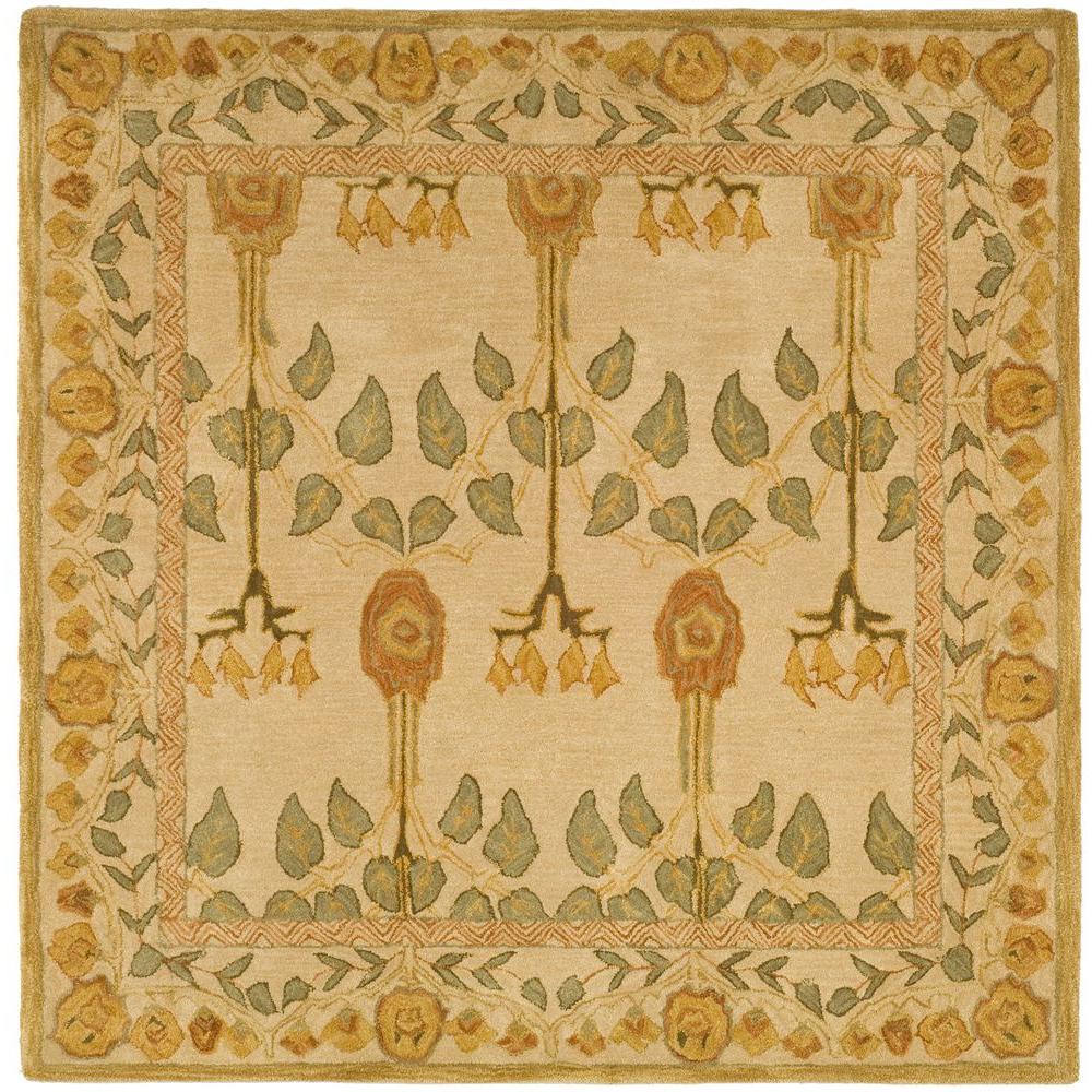 Safavieh Anatolia Ivory 6 ft. x 6 ft. Square Area Rug-AN542A-6SQ - The