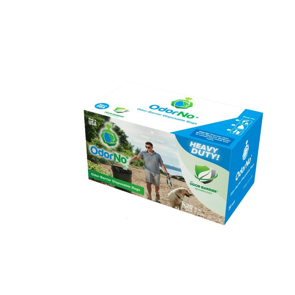 OdorNo Odor Barrier 2 Gal. MultiLayer Waste Disposal Bag (20Count