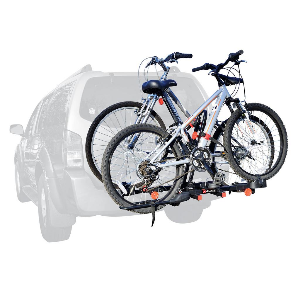 allen sports deluxe hitch mounted bike rack