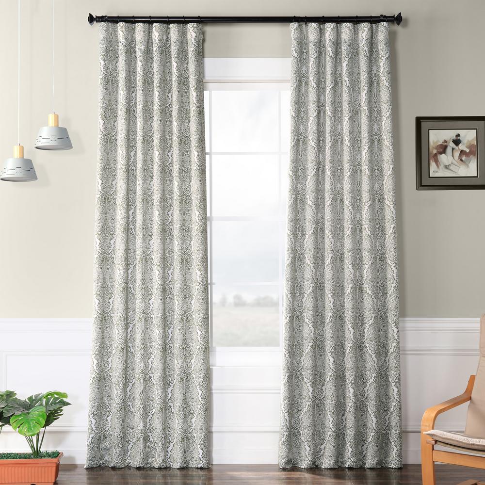 Exclusive Fabrics Furnishings Amara Green Blackout Room