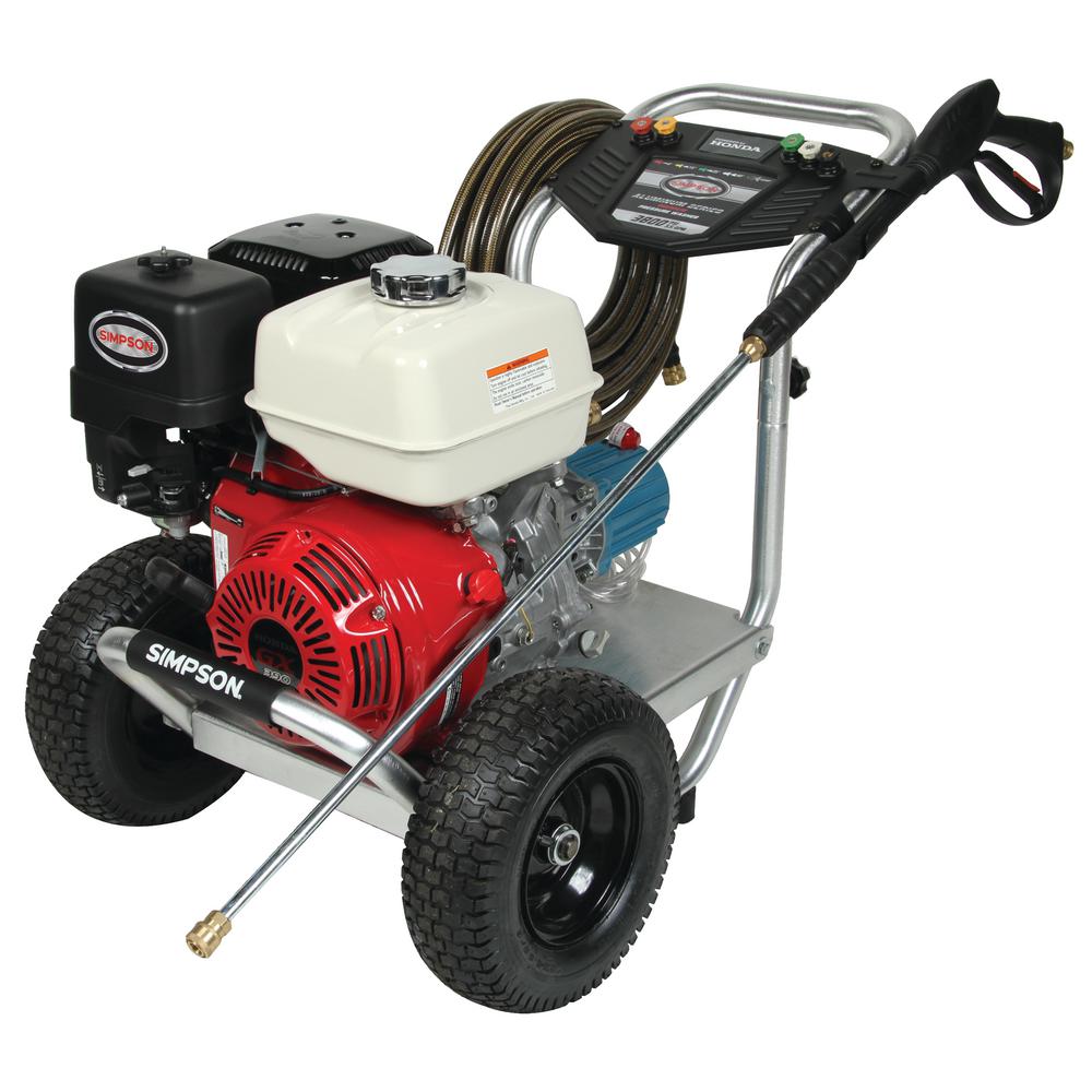 Simpson Aluminum Series 3800 PSI 3.5 GPM Gas Pressure Washer Powered by HONDA by Simpson