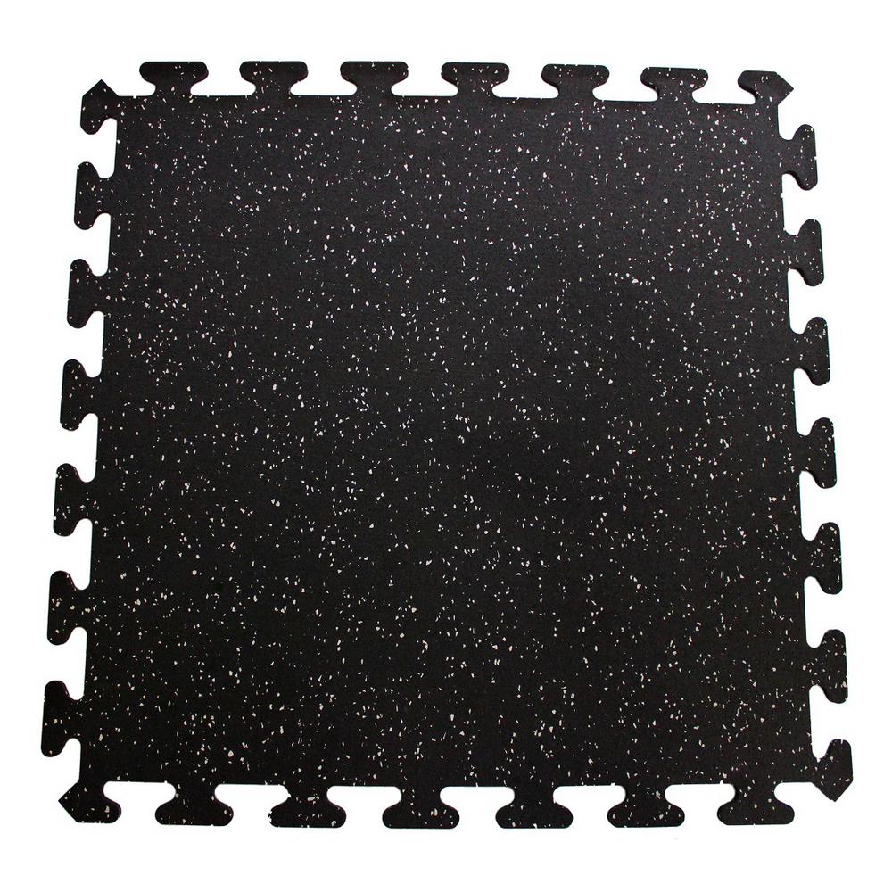 Black Rubber Floor Tiles