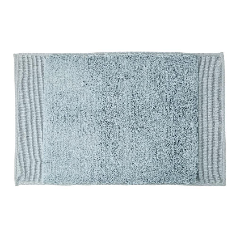 The Company Store Organic Spa Blue 24 in. x 40 in. Cotton