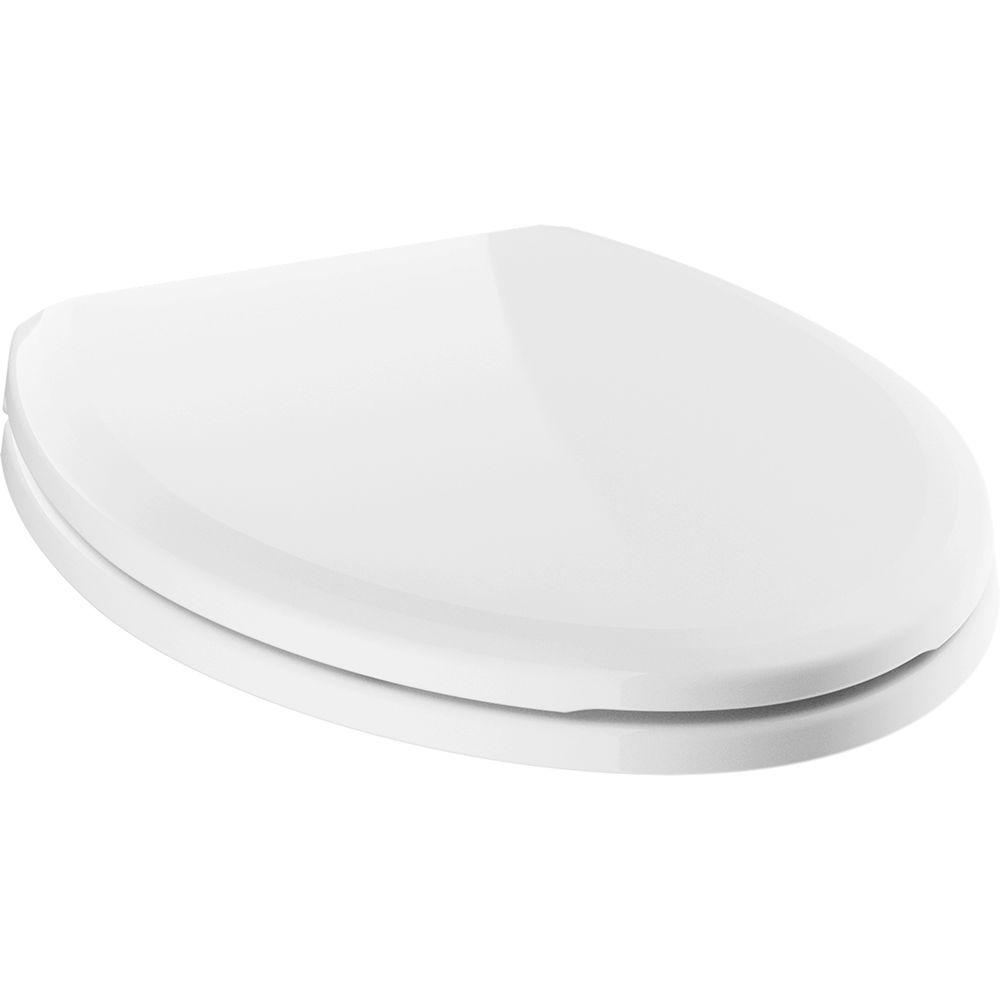 Delta Sanborne SlowClose Elongated Closed Front Toilet Seat with