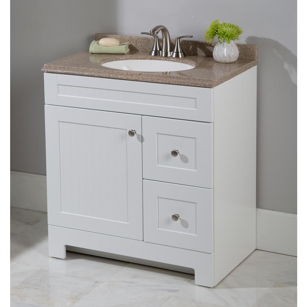 Glacier Bay Country 25 In X 34 H 19 D Bath Vanity X 34 In H 19 D Bath Vanity