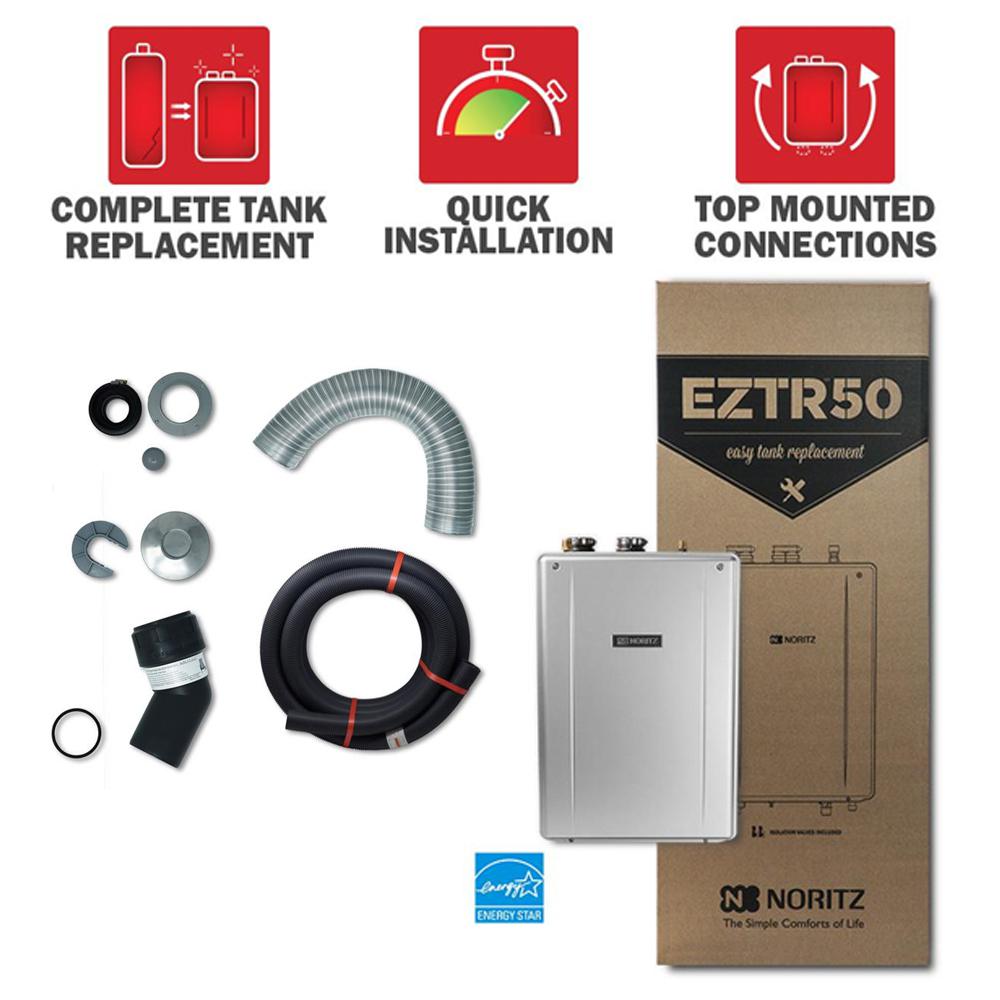 Noritz 11.1 GPM BuiltIn Recirc. Pump Liquid Propane Gas Type Indoor