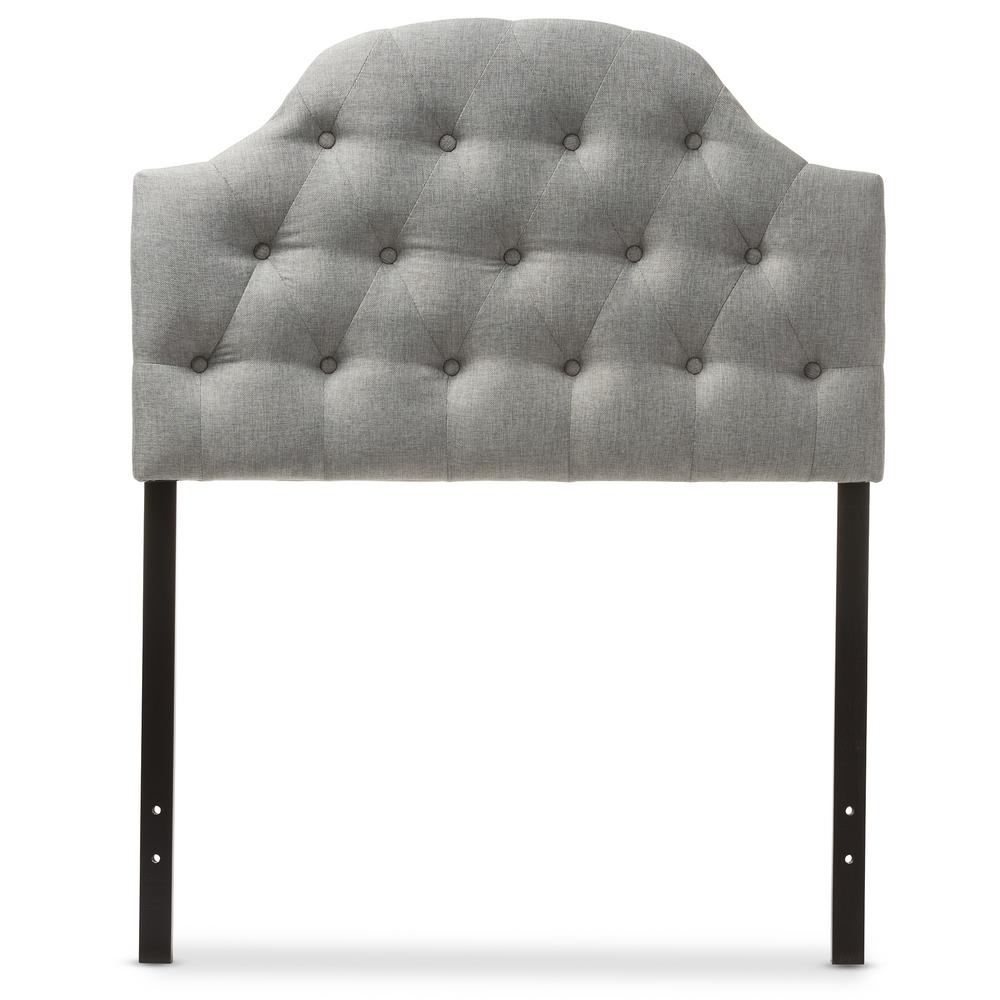 Baxton Studio Morris Grey Queen Headboard 28862 6411 Hd The Home Depot Baxton Studio Morris Grey Queen Headboard