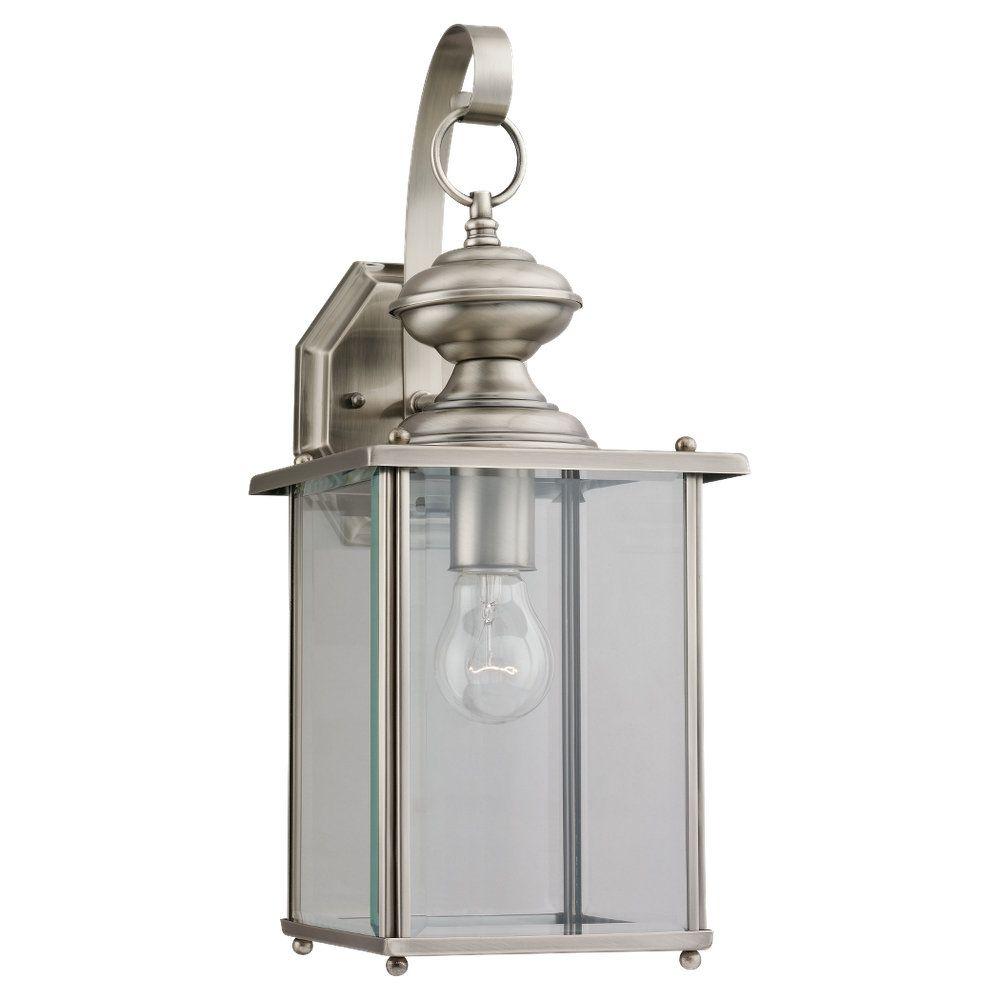 Sea Gull Lighting Jamestowne Collection 1 Light Antique Brushed Sea Gull Lighting Jamestowne Collection 1 Light Antique Brushed Nickel Outdoor Lantern