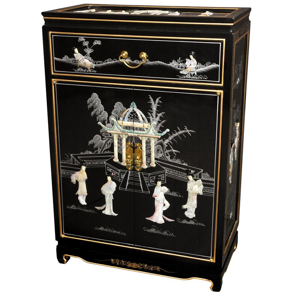 Oriental Furniture Black Lacquer Las Shoe Oriental Furniture Black Lacquer Las Shoe Cabinet