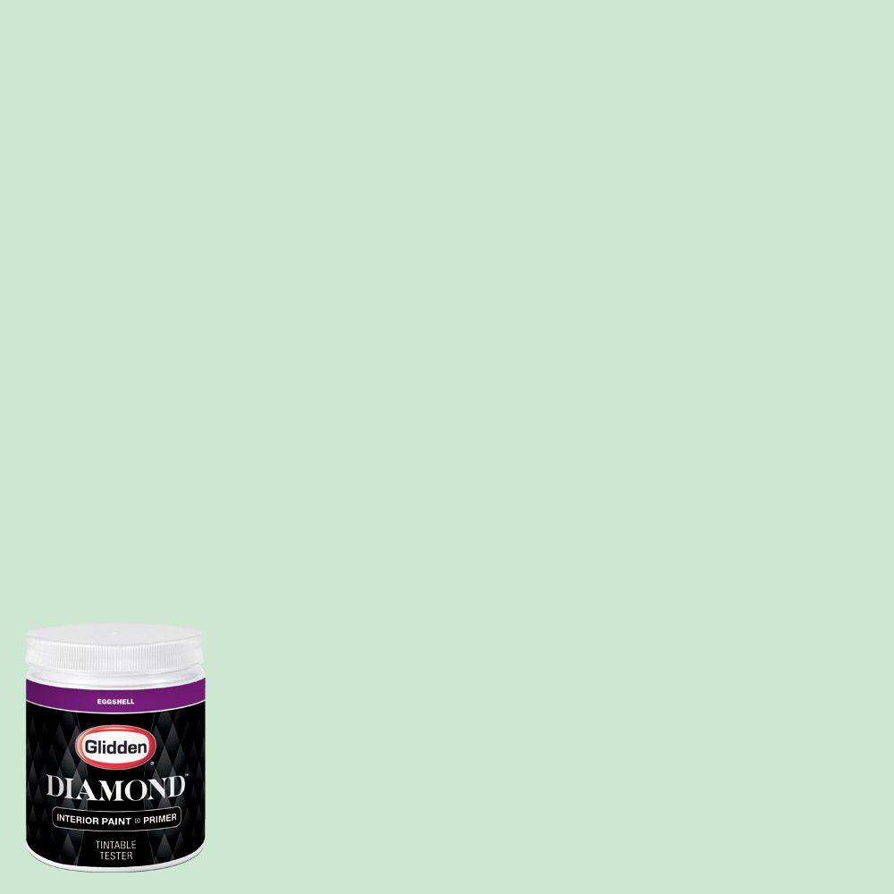 Glidden Diamond 8 oz. #HDGG55D New Mint Green Eggshell Interior Paint ...