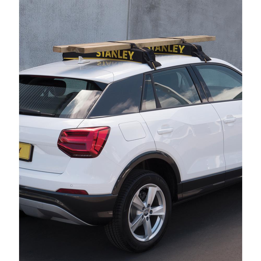 Stanley Universal Car Roof Rack Pad /& Luggage Carrier System Anti Vibration Great for Transporting Kayak SUP Surfboard Lumber /& Other Long Items Includes 2 Heavy Duty Tie Down Straps
