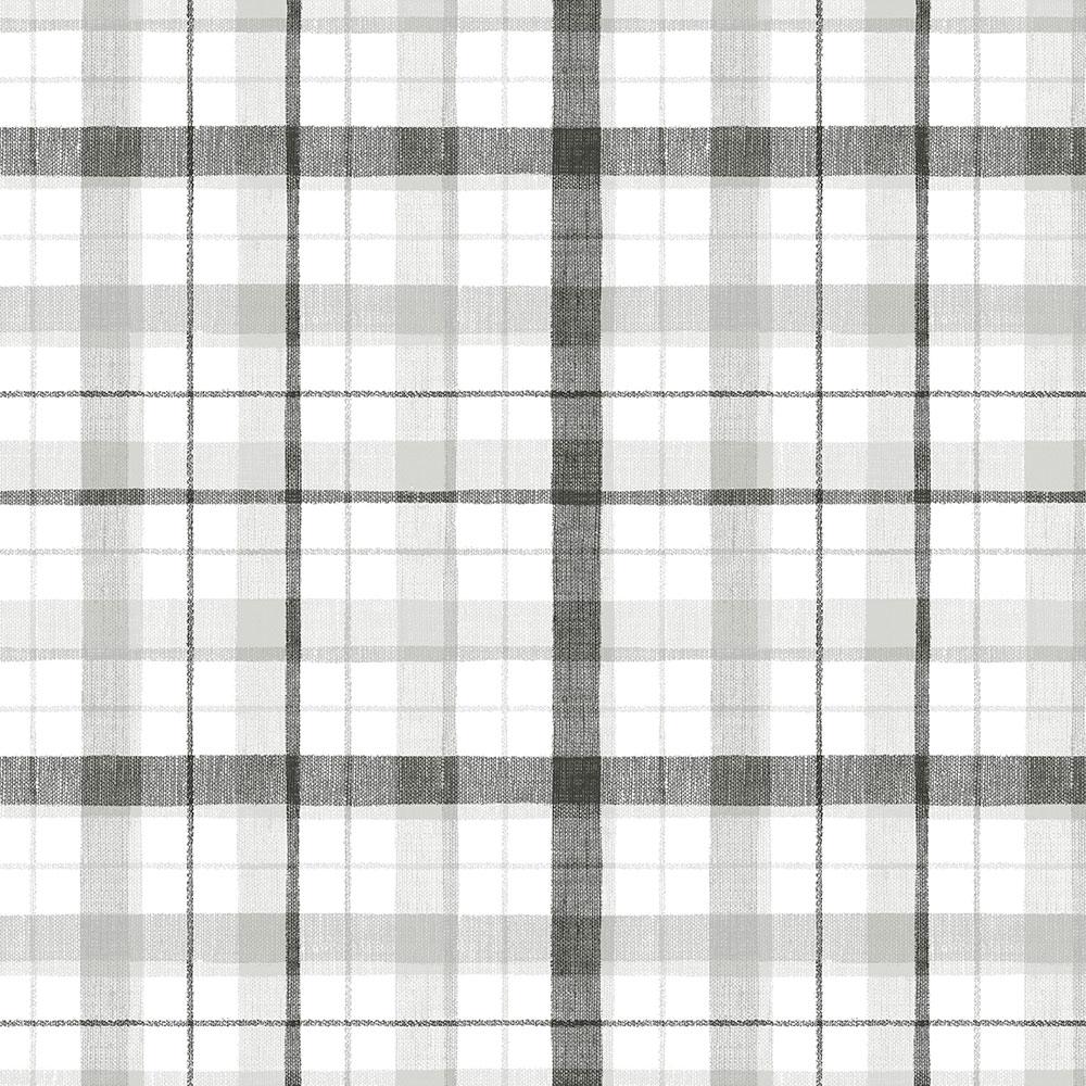 Norwall Linen Plaid Wallpaper Ck36628 The Home Depot Norwall Linen Plaid Wallpaper