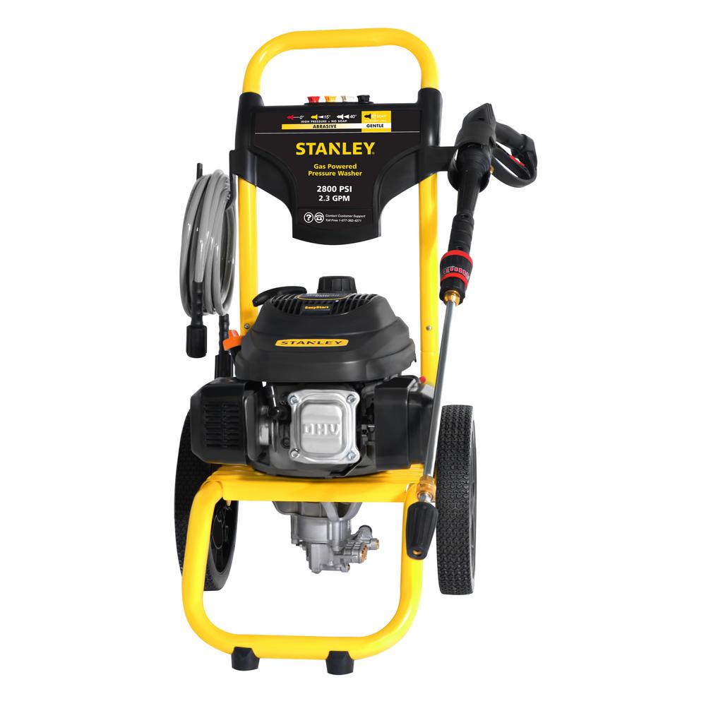 Stanley 2800 psi 2.3 GPM Gas Pressure Washer Powered by Stanley ...