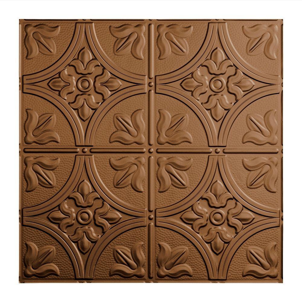 Argent Bronze Fasade Drop Ceiling Tiles L52 28 64 1000 