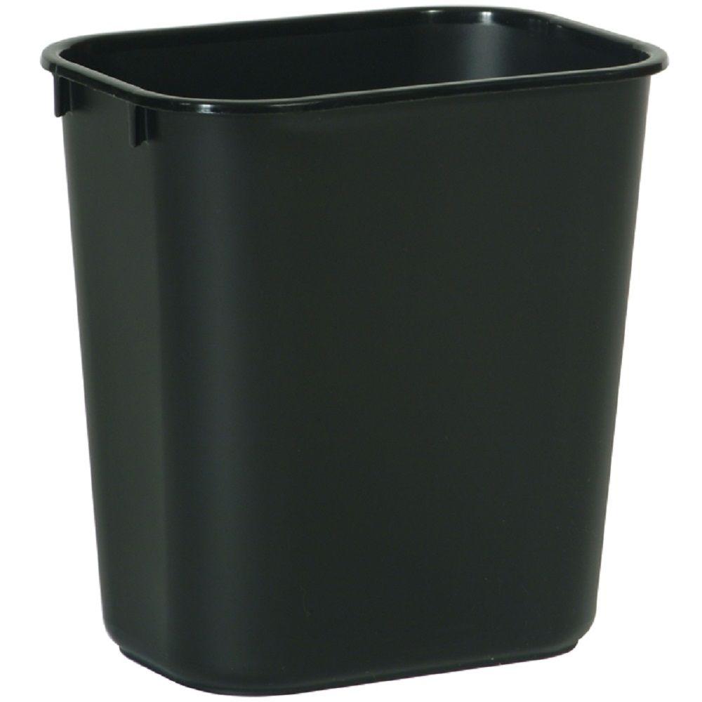 UPC 086876026061 product image for Rubbermaid Commercial Products 3.25 Gal. Black Rectangular Trash Can | upcitemdb.com