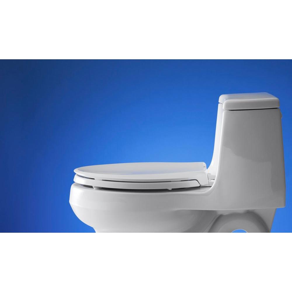 KOHLER Cachet Elongated Toilet Bowl Seat Quiet Close Lid Grip Tight