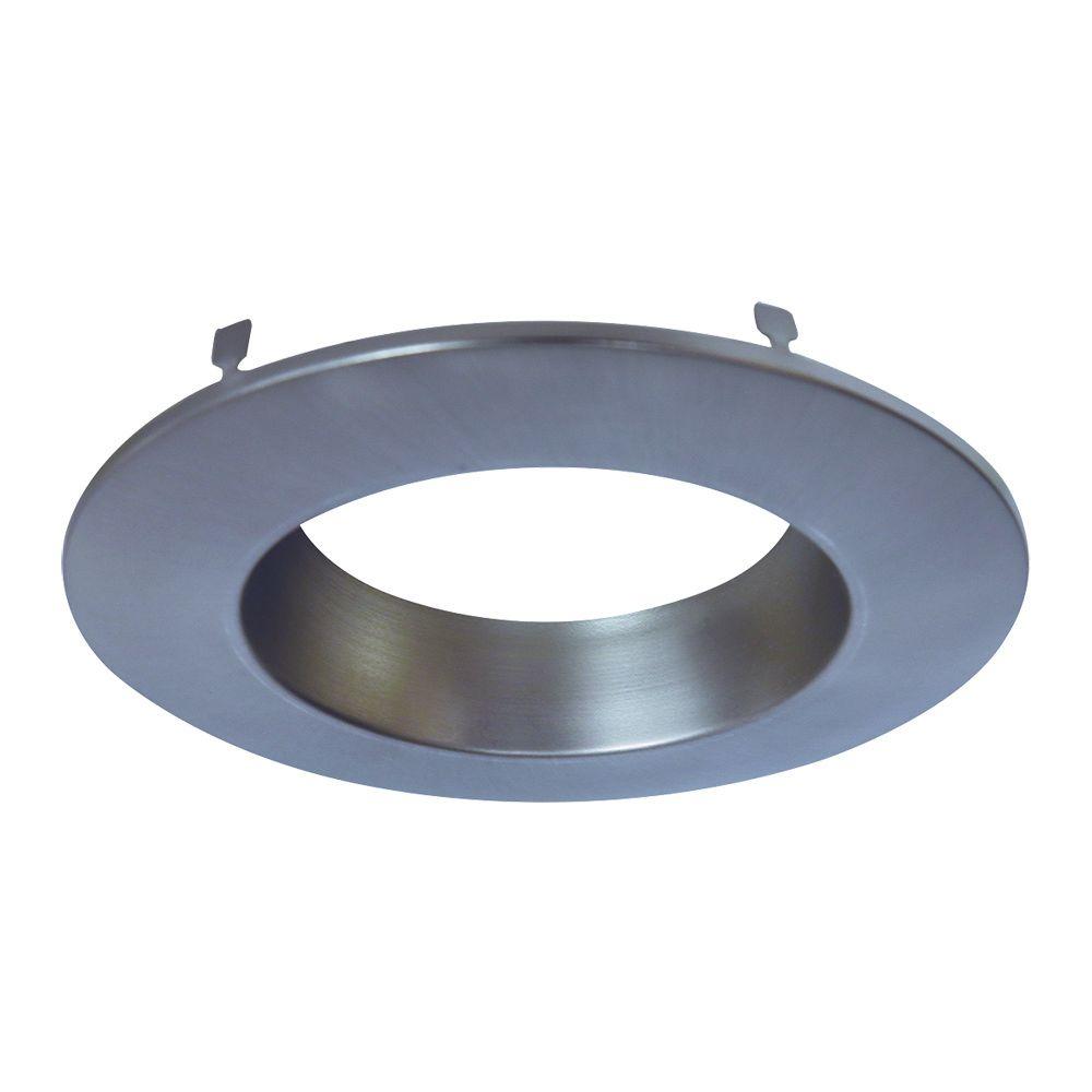 Recessed Lighting Parts And Accessories The Rl 5 In And 6 Satin Nickel Recessed Lighting Retrofit Replaceable Trim Ring