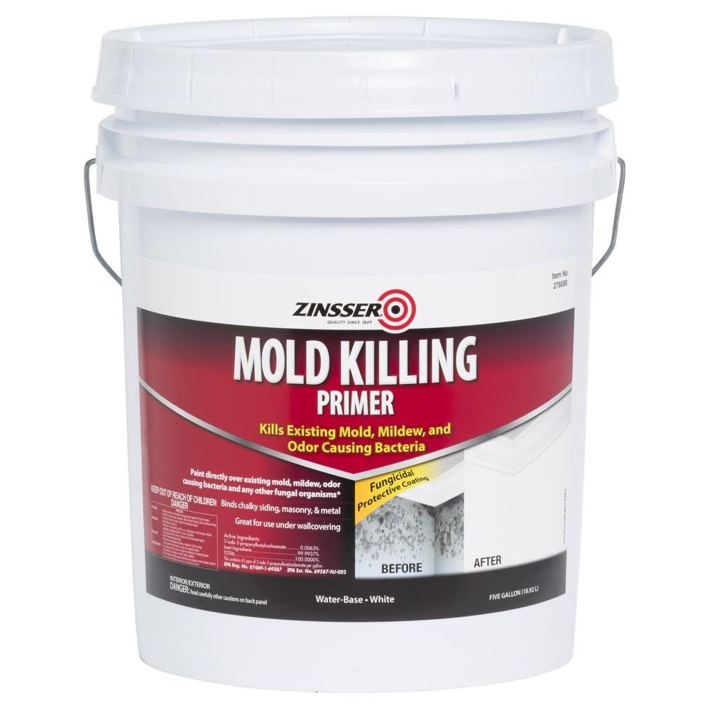 Zinsser 1 Gal Mold Killing Interior Exterior Primer 276049 The Mold Killing Interior Exterior Primer
