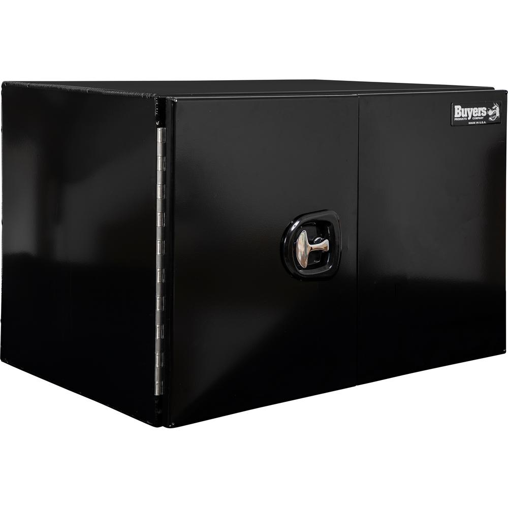 Buyers Products Company 24 in. x 24 in. x 72 in. Black Smooth Aluminum